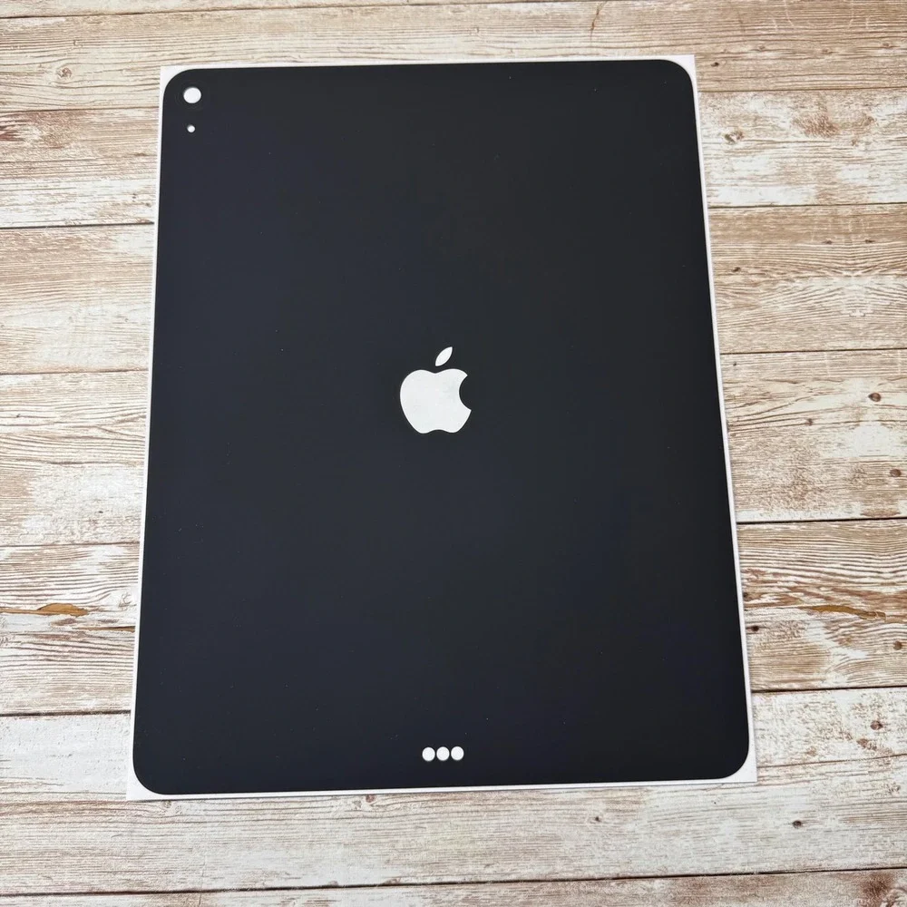 Apple iPad Pro 12.9 3rd Gen Skin Unisex OS Black Matte Vinyl Decal Wrap
